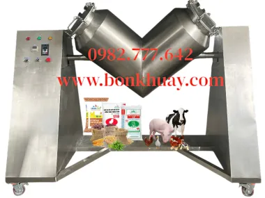 Máy trộn gia vị khô chữ V AC-TB-03
