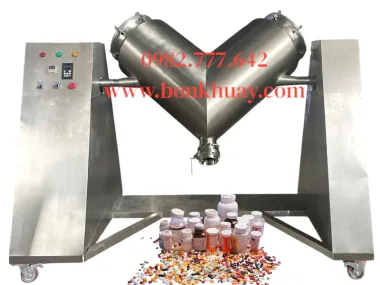 Máy trộn gia vị khô chữ V AC-TB-03