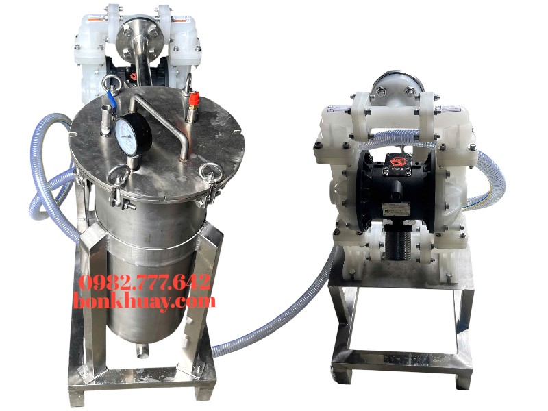 Bộ lọc sơn dầu inox 304 công nghiệp giúp lọc sạch tạp chất, nâng cao chất lượng sơn trước khi đóng gói và phun sơn.