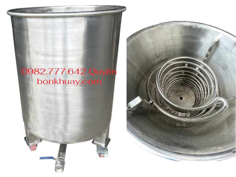 Bồn chứa giải nhiệt bằng ống xoắn