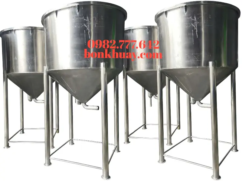 bồn chứa hóa chất inox an toàn công nghiệp chống ăn mòn lưu trữ PAC PAM axit kiềm hiệu quả bền bỉ”