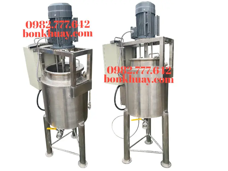 Bồn đồng h&oacute;a thực phẩm 10&ndash;20 l&iacute;t inox 304 khuấy gia nhiệt đồng h&oacute;a sữa v&agrave; mayonnaise
