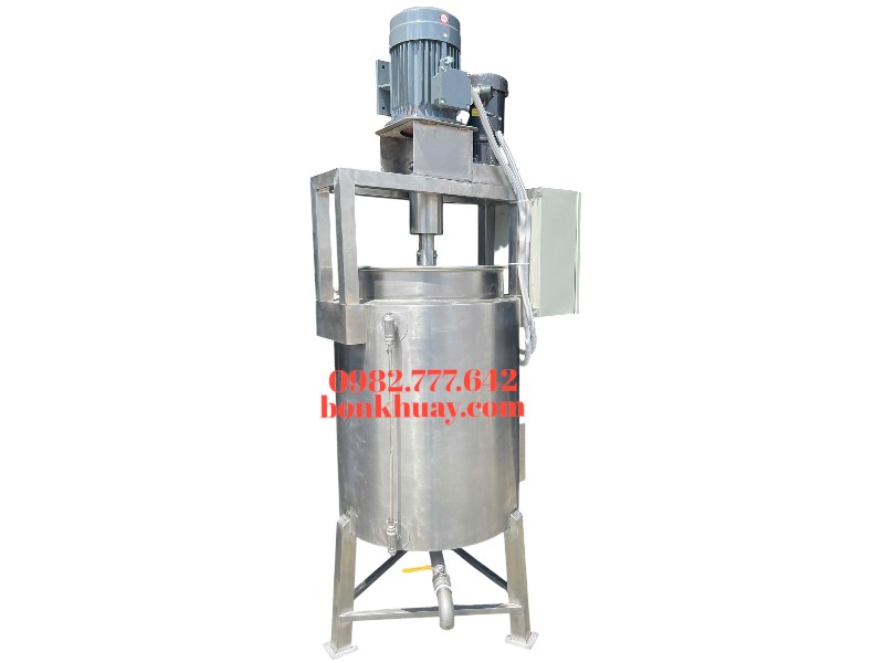Bồn khuấy đồng hóa thực phẩm cánh quét 50-200 lít dùng sản xuất nước sốt, sữa và thực phẩm
