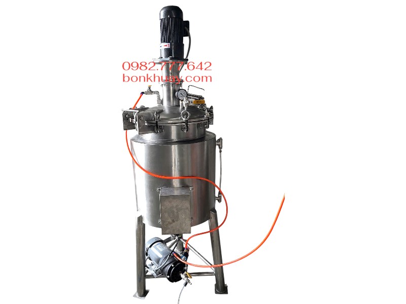 Bồn khuấy gia nhiệt hút chân không 50 lít gia xưởng