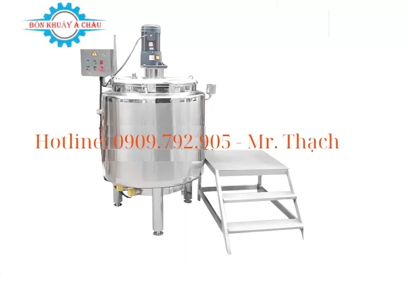 Bồn Khuấy Gia Nhiệt Kết Hợp Sàn Thao Tác
