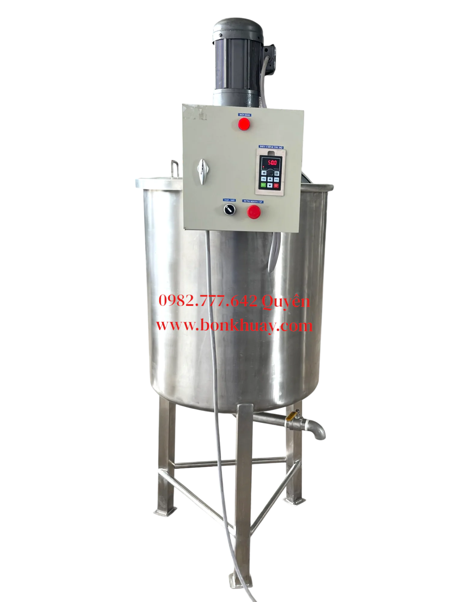 Bồn Khuấy Inox 500 lít