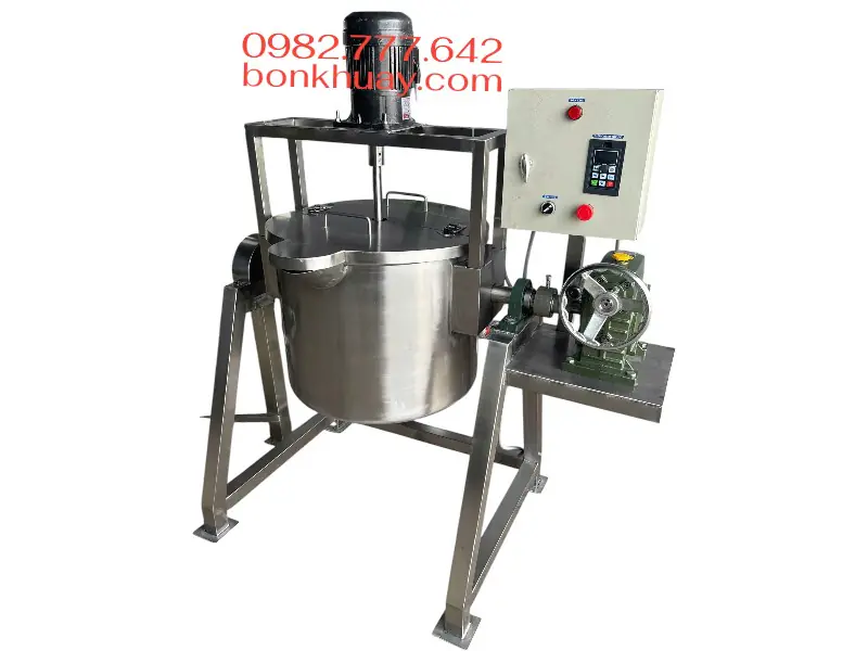 Bồn khuấy inox nghiên thùng đổ liệu