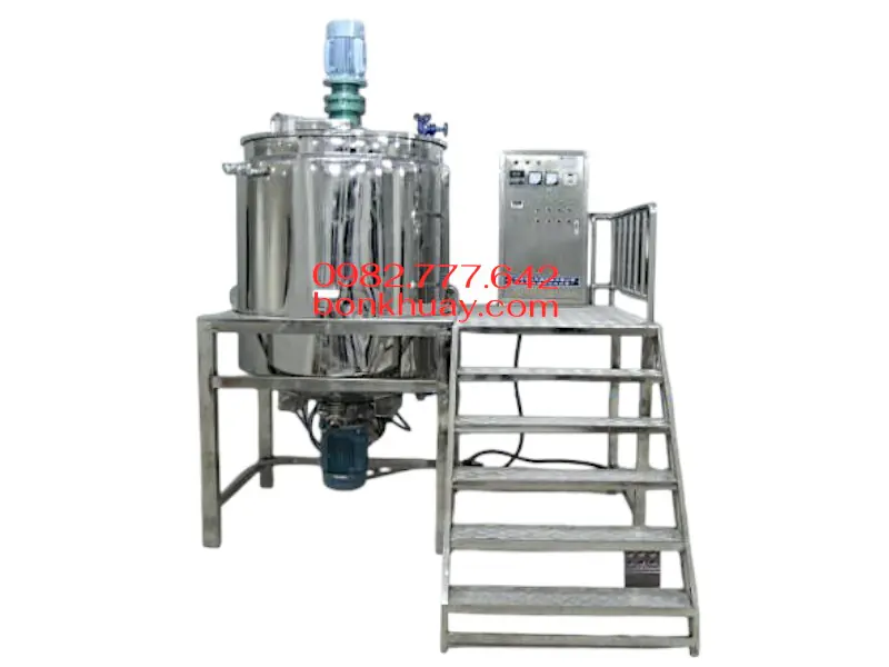 Bồn khuấy keo kết hợp sàn thao tác