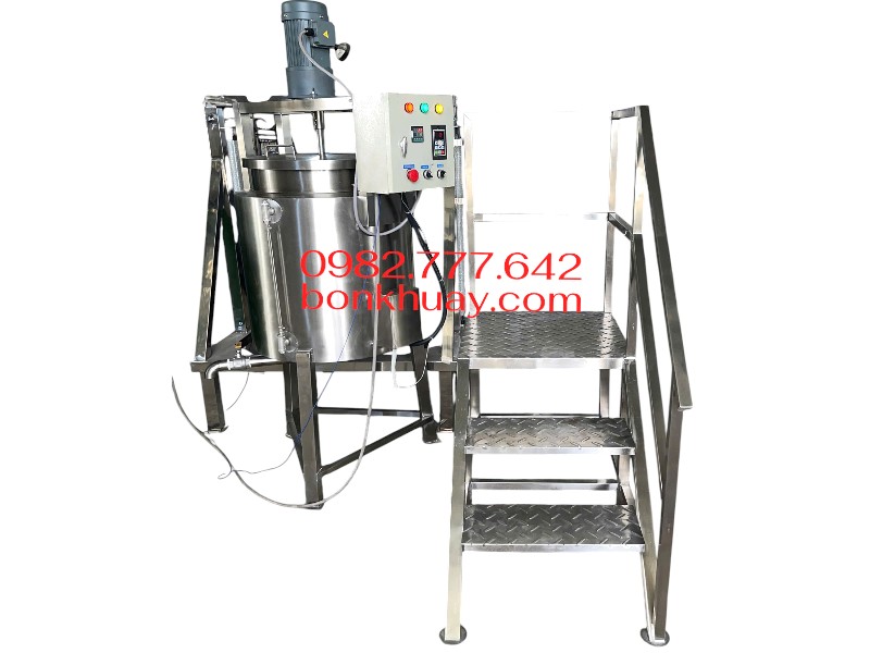 Bồn khuấy mỹ phẩm kết hợp sàn thao tác