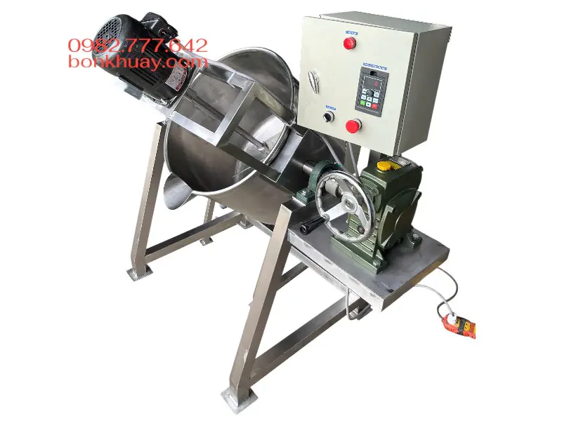 Bồn khuấy sơn nghiên thùng đổ liệu