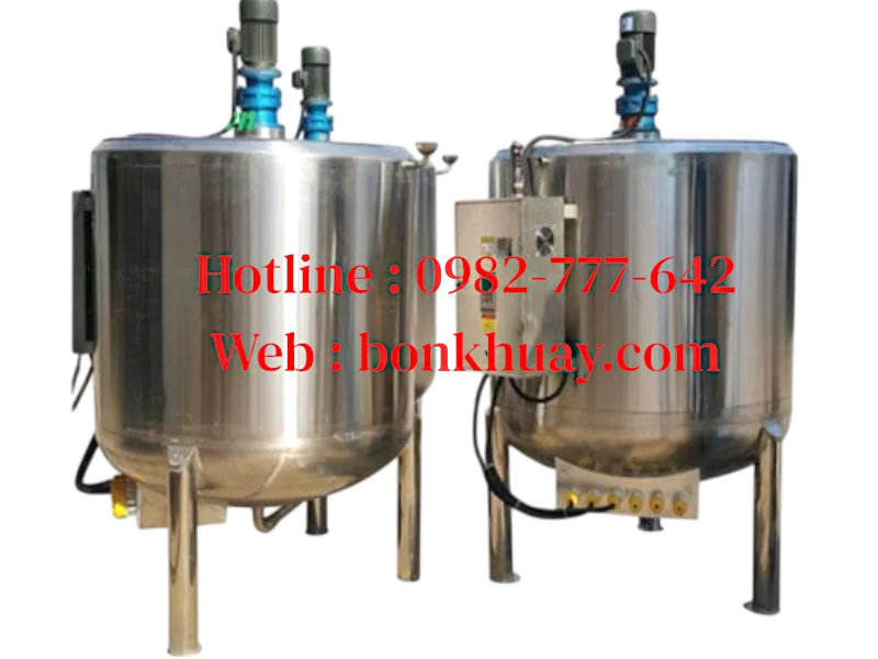 Bồn khuấy trộn thực phẩm hút chân không tại Bình Tân