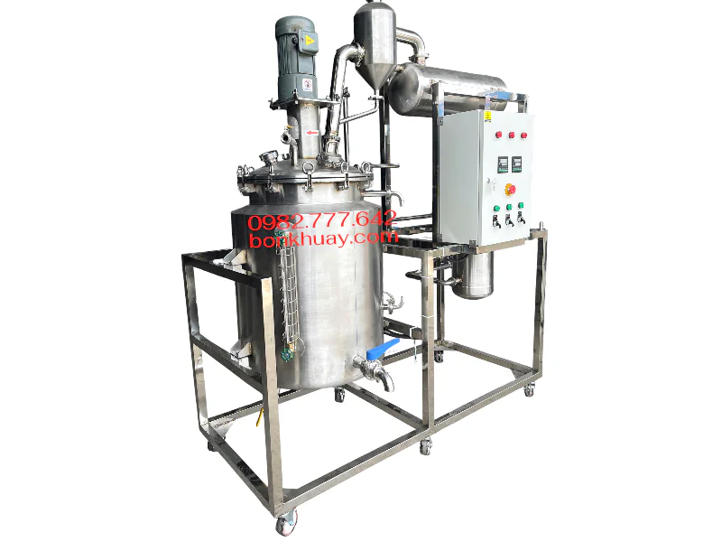 M&aacute;y chưng cất tinh dầu c&ocirc;ng nghiệp