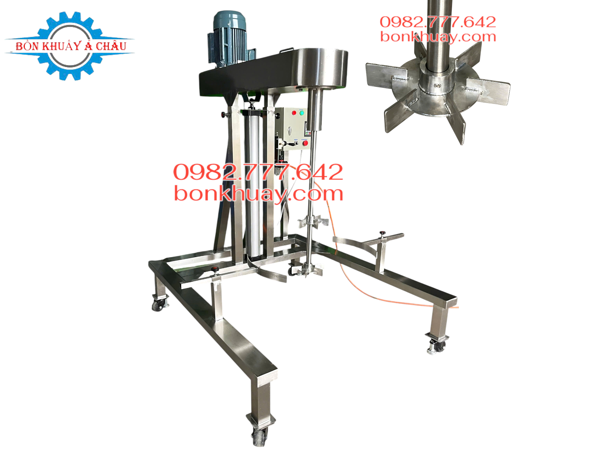 M&aacute;y khuấy c&aacute;nh tua-bin hiệu suất cao