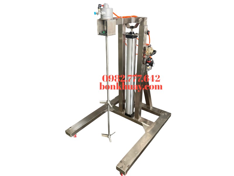 M&aacute;y Khuấy Dung M&ocirc;i Kh&iacute; N&eacute;n C&ocirc;ng Nghiệp inox 304 chống ăn m&ograve;n d&ugrave;ng trong dung m&ocirc;i