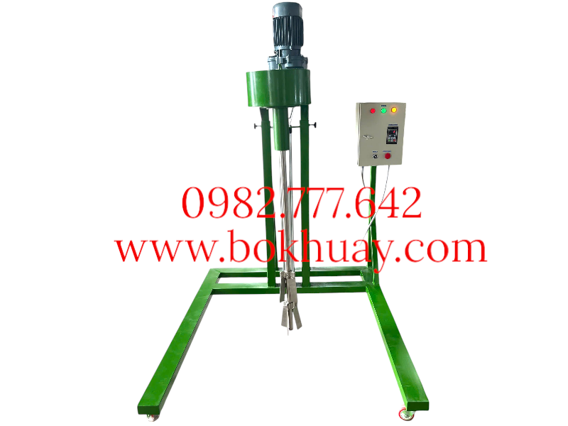 Máy khuấy nâng hạ tự động thùng IBC 1000l