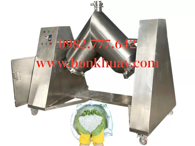 M&aacute;y trộn chữ V ph&acirc;n b&oacute;n