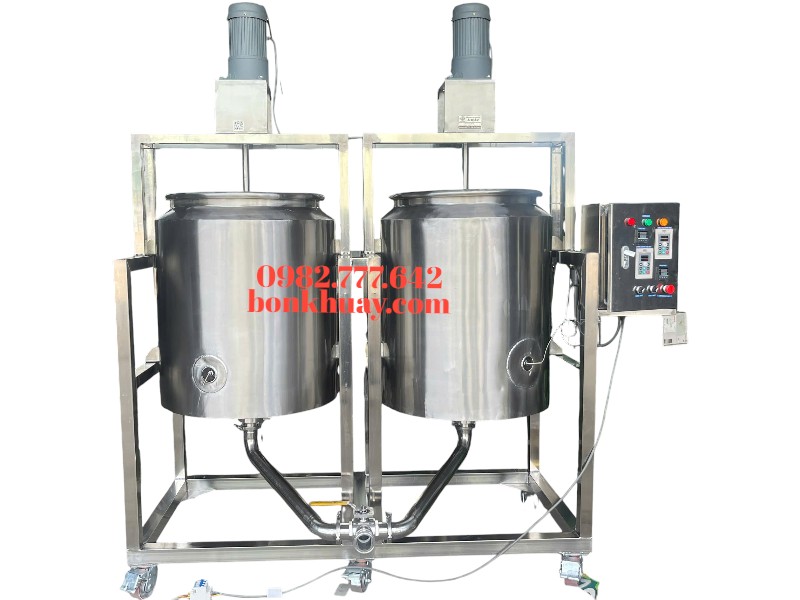 Quy trình sản xuất nước giặt bằng bồn khuấy công nghiệp inox 304