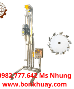 Máy khuấy sơn nâng hạ thùng phuy 100-200 lít