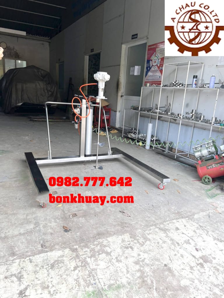 MÁY KHUẤY SƠN KHÍ NÉN THÙNG PHUY 200L GIÁ RẺ