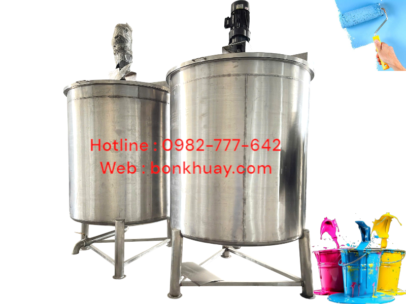Bồn khuấy điện trong ngành sơn